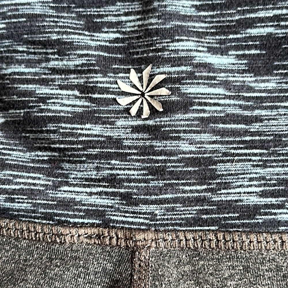 Athleta Splits Revelation Cropped Capri Leggings Gray Blue XS - Picture 12 of 13